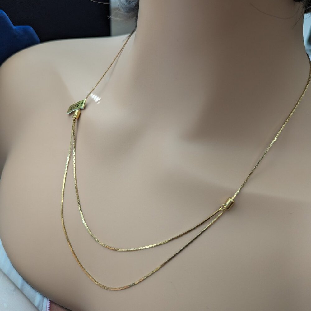 Back to the 80s Fun and Glam Delicate & Elegant Adjustable Necklace Short & Long